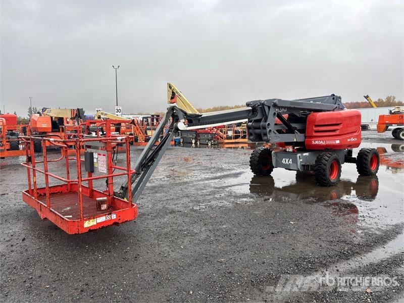 SkyJack SJ63AJ 4WD Dual Fuel Articulating Boom Lift Strēles pacēlāji