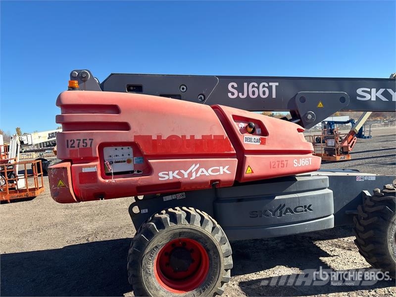 SkyJack SJ66T 4WD Diesel Telescopic Boom Lift رافعات سلة تلسكوبية