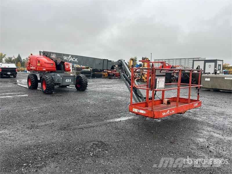 SkyJack SJ66T 4WD Diesel Telescopic Boom Lift Teleskop bomlifter