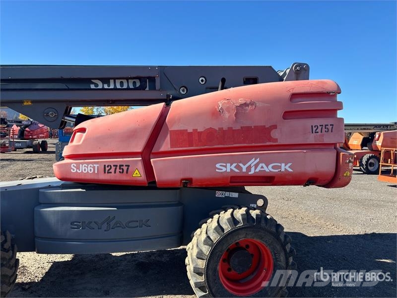SkyJack SJ66T 4WD Diesel Telescopic Boom Lift رافعات سلة تلسكوبية