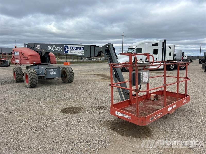 SkyJack SJ66T 4WD Diesel Telescopic Boom Lift Telescopic boom lifts
