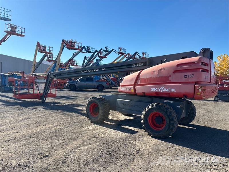 SkyJack SJ66T 4WD Diesel Telescopic Boom Lift رافعات سلة تلسكوبية