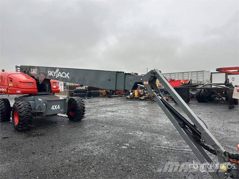 SkyJack SJ66T 4WD Diesel Telescopic Boom Lift Teleskop bomlifter