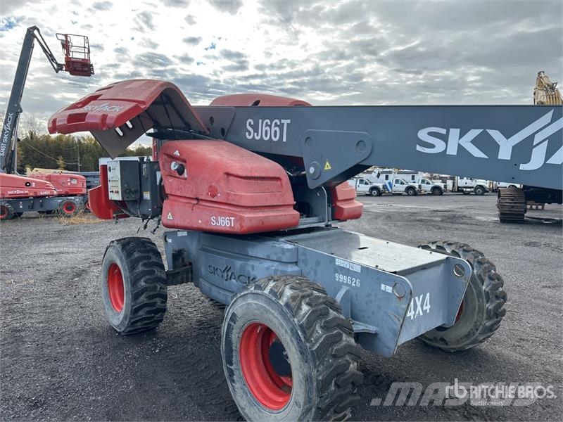 SkyJack SJ66T 4WD Dual Fuel Telescopic Boom Lift Teleskopiniai keltuvai