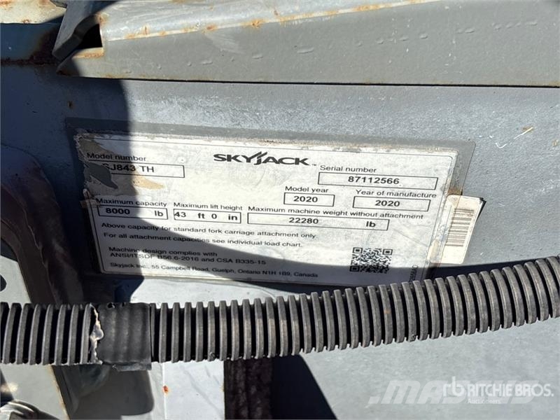 SkyJack SJ843TH Telehandler 伸缩臂叉装车|叉装车