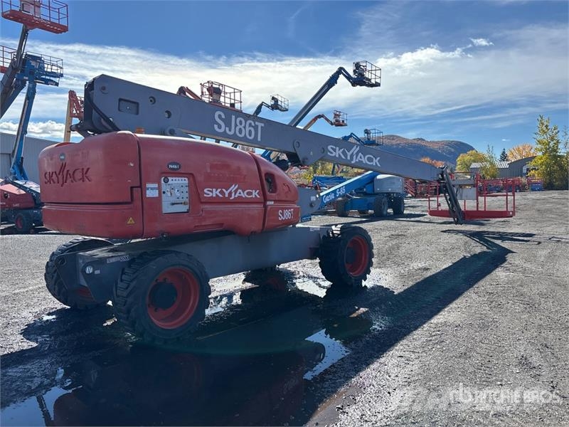 SkyJack SJ86T 4WD Diesel Telescopic Boom Lift Teleskop bomliftar