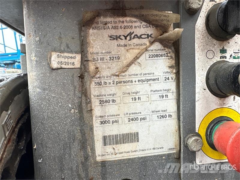 SkyJack SJIII3219 Electric Scissor Lift Scissor lifts