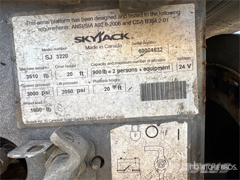 SkyJack SJIII3220 Electric Scissor Lift Škarjaste dvižne ploščadi