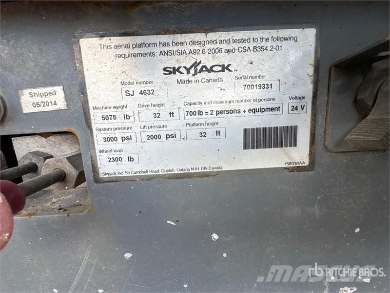 SkyJack SJIII4632 Electric Scissor Lift Scheren-Arbeitsbühnen