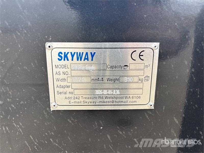 Skyway BSSHG-1720 68 in Skid Steer Grapple Bucket Grabeži