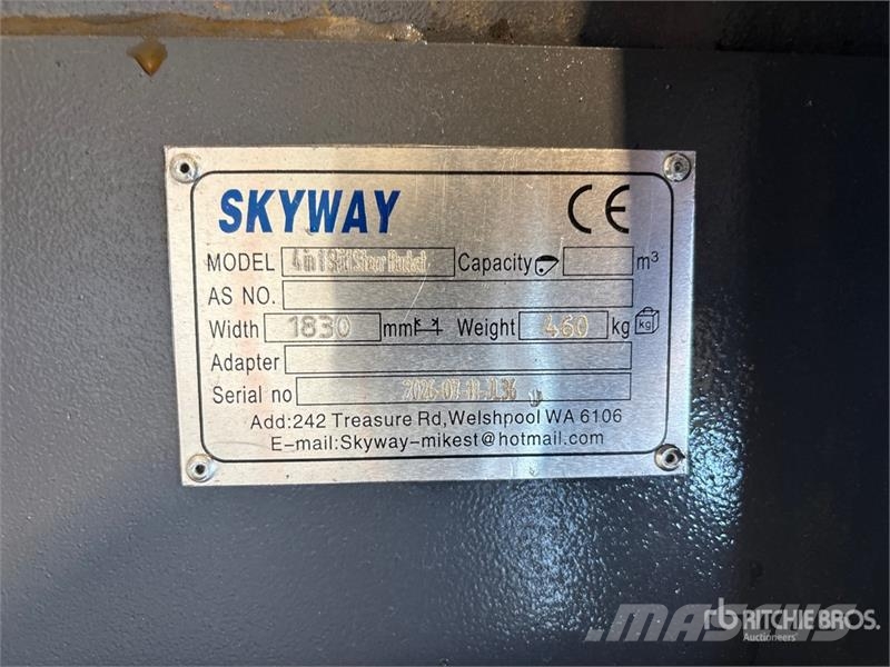  Skyway WBCT-4IN1 Multi-Purpose Skid Steer Bucket ( Ковши