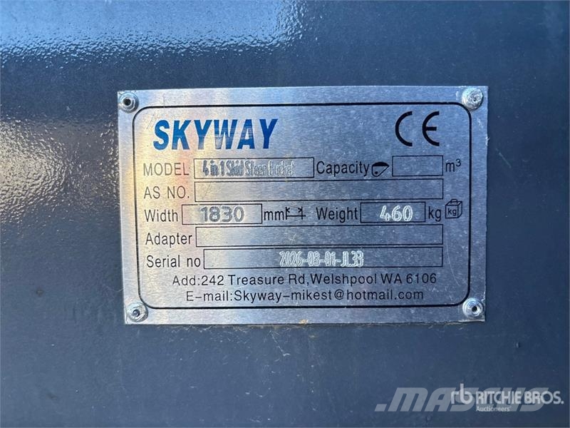 Skyway WBCT-4IN1 Multi-Purpose Skid Steer Bucket ( Buckets