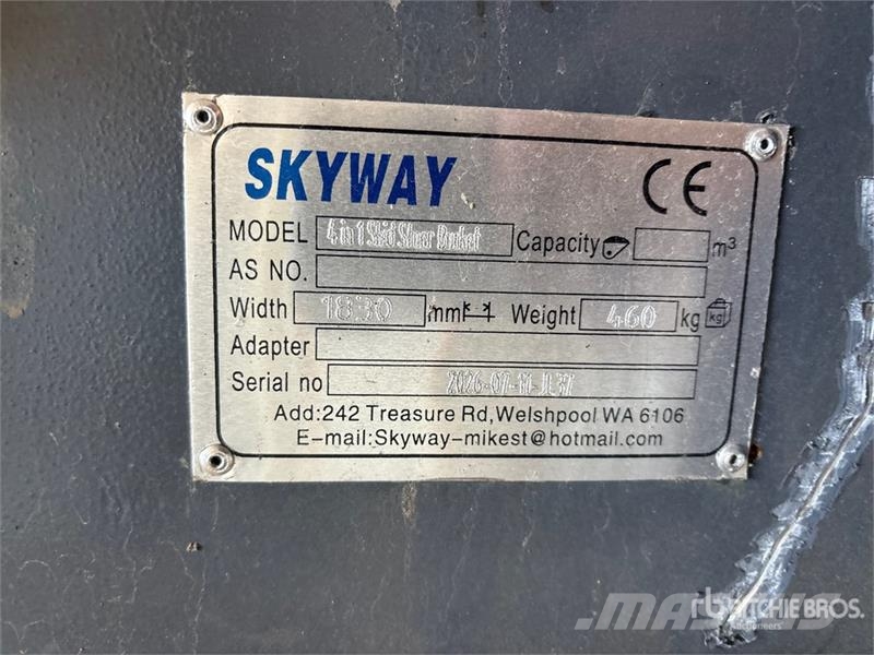  Skyway WBCT-4IN1 Multi-Purpose Skid Steer Bucket ( Ковши