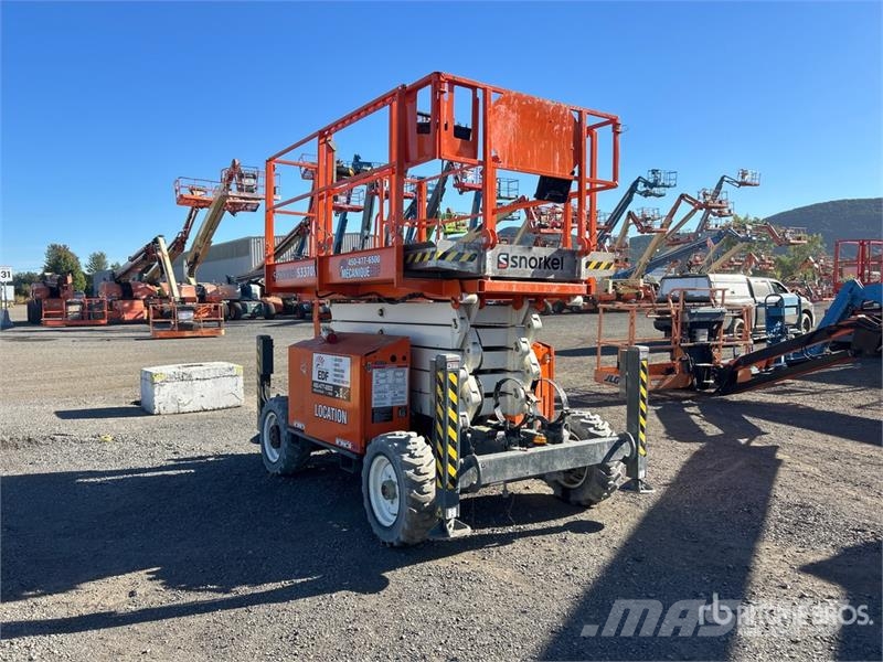 Snorkel S3370RT 4x4 Dual Fuel Scissor Lift Ollós emelők