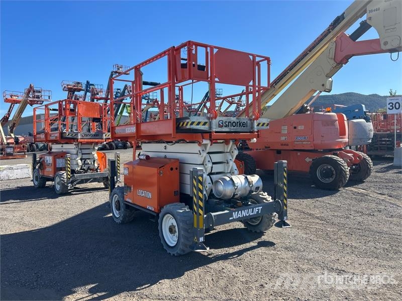 Snorkel S3370RT 4x4 Dual Fuel Scissor Lift Ollós emelők