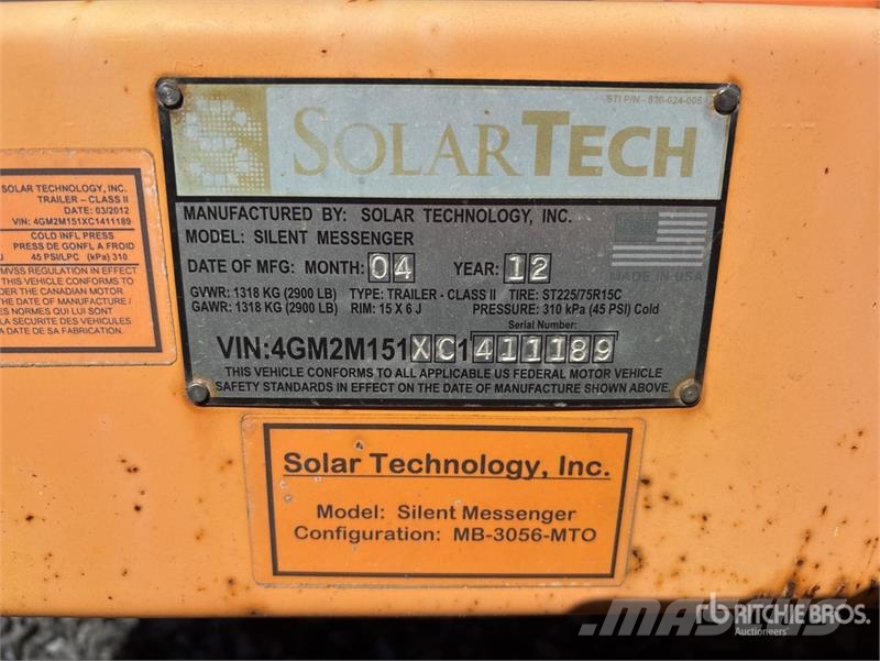 SOLAR TECH Silent Messenger Pozostały sprzęt drogowy