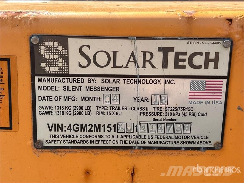 SOLAR TECH SM-MB-1548 Solar Message Board أخرى