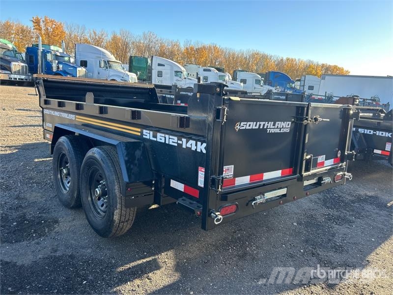 Southland SL612-14K 12 ft T/A Dump Utility Trailer Remorque benne