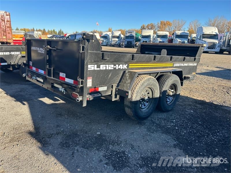 Southland SL612-14K 12 ft T/A Dump Utility Trailer Remorque benne