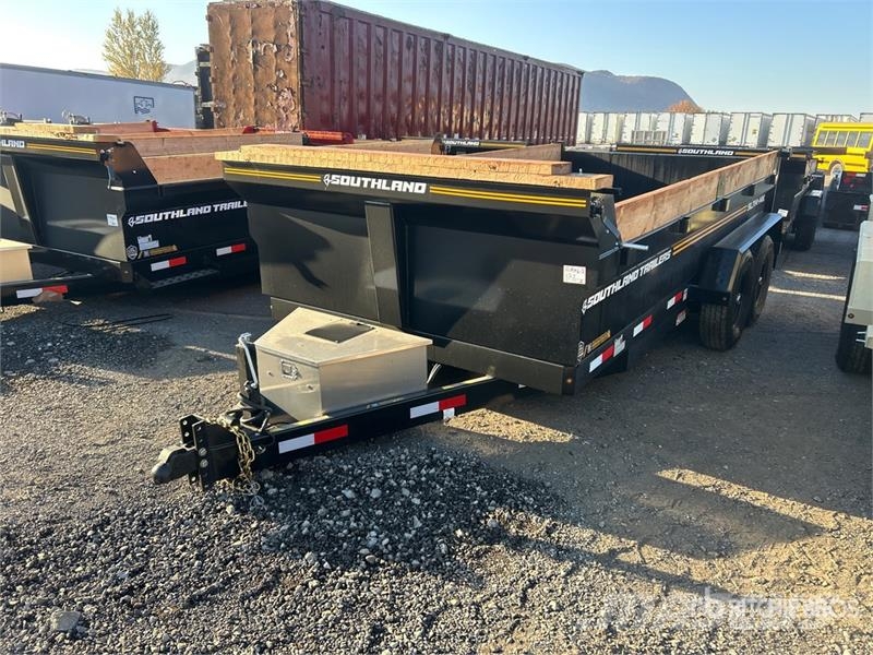  Southland SL714-14K 14 ft T/A Dump Utility Trailer مقطورات قلابة