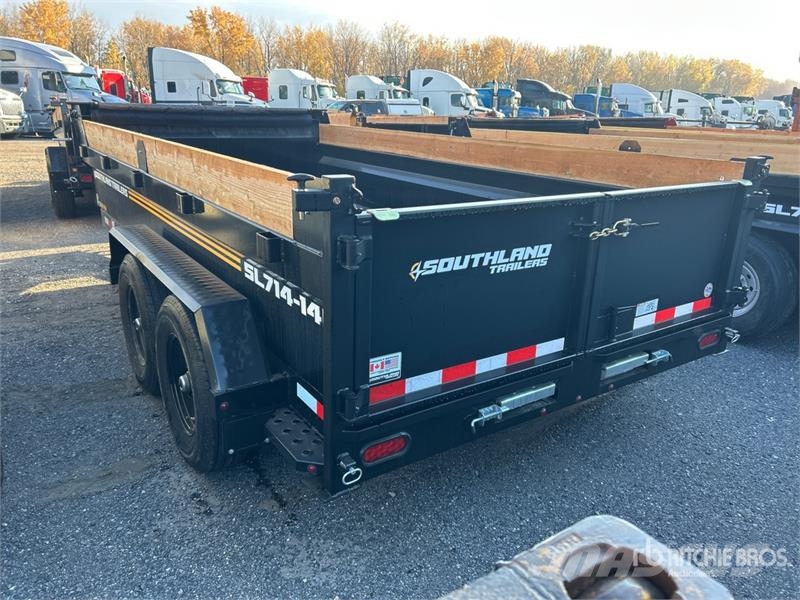 Southland SL714-14K 14 ft T/A Dump Utility Trailer Самоскиди