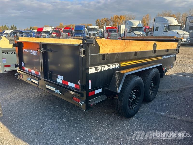 Southland SL714-14K 14 ft T/A Dump Utility Trailer مقطورات قلابة