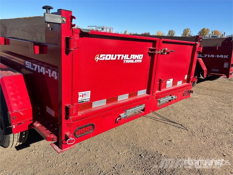 Southland SL714-14K 14 ft T/A Dump Utility Trailer Remorque benne