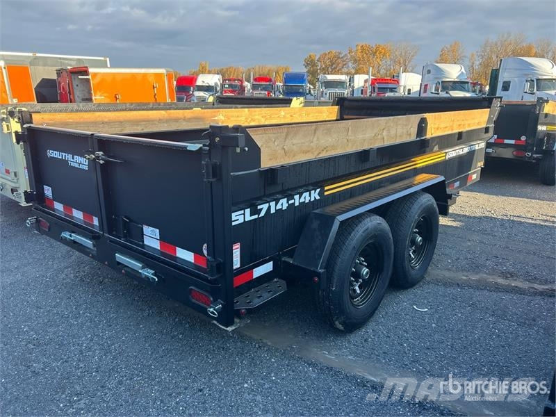 Southland SL714-14K 14 ft T/A Dump Utility Trailer Самоскиди