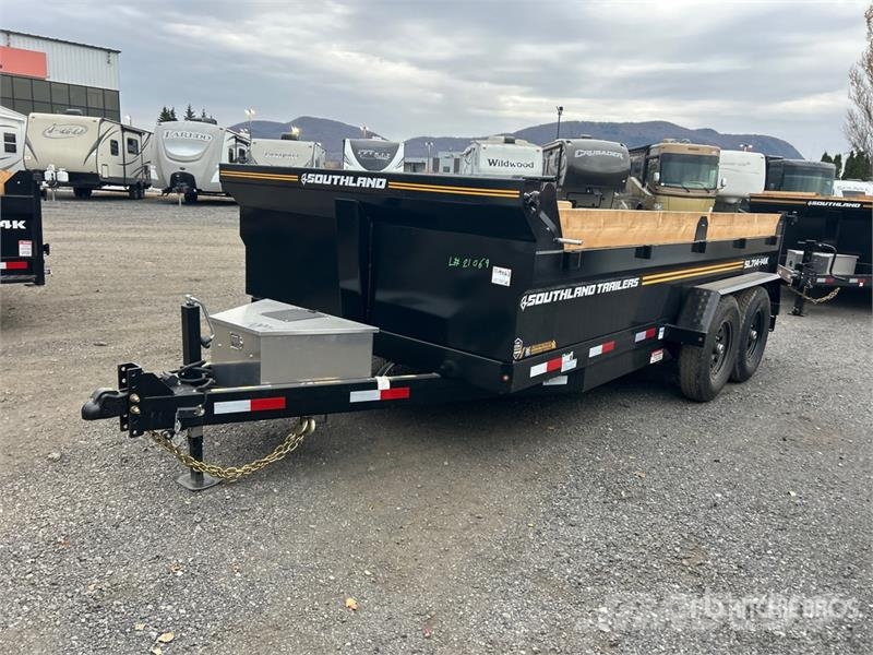 Southland SL714-14K 14 ft T/A Dump Utility Trailer Самоскиди
