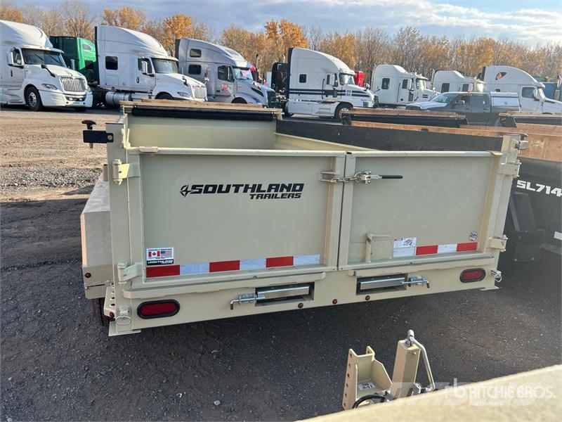 Southland SL714-14K 14 ft T/A Dump Utility Trailer Самоскиди