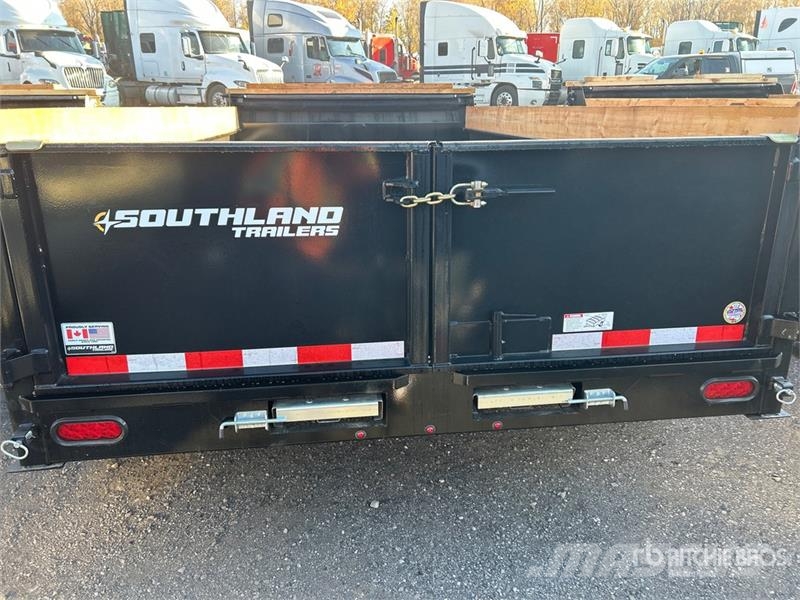  Southland SL714-14K 14 ft T/A Dump Utility Trailer مقطورات قلابة