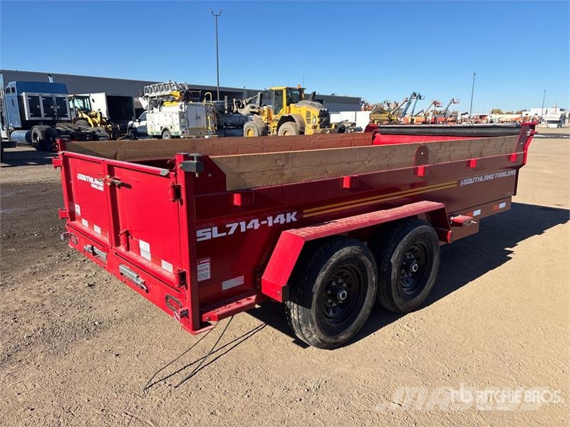 Southland SL714-14K 14 ft T/A Dump Utility Trailer Remorque benne