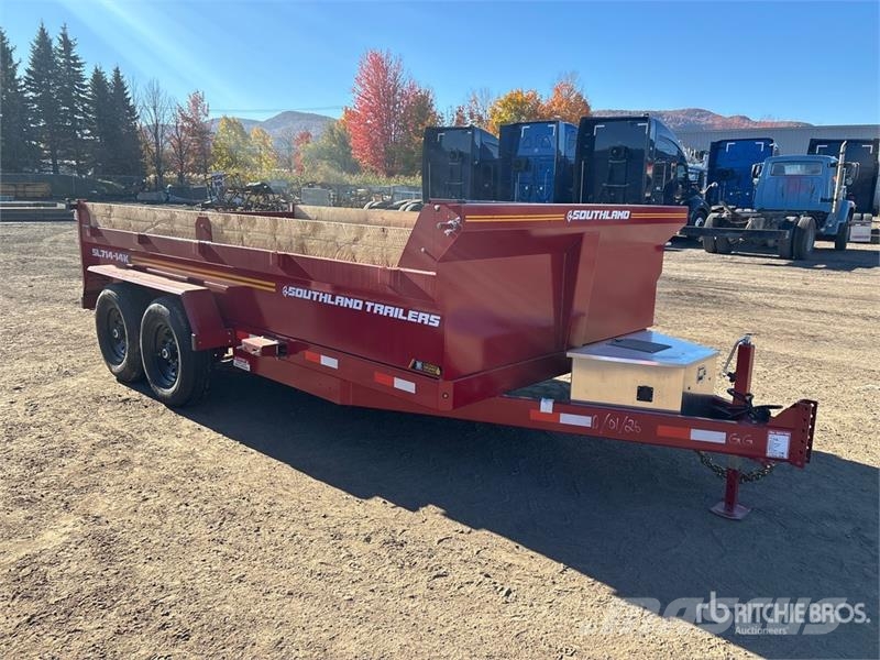 Southland SL714-14K 14 ft T/A Dump Utility Trailer Remorque benne