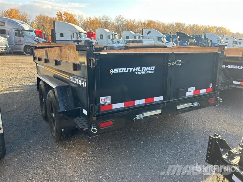  Southland SL714-14K 14 ft T/A Dump Utility Trailer مقطورات قلابة