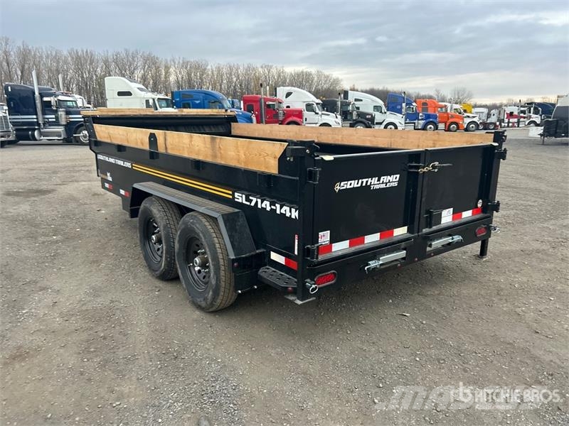 Southland SL714-14K 14 ft T/A Dump Utility Trailer Самоскиди