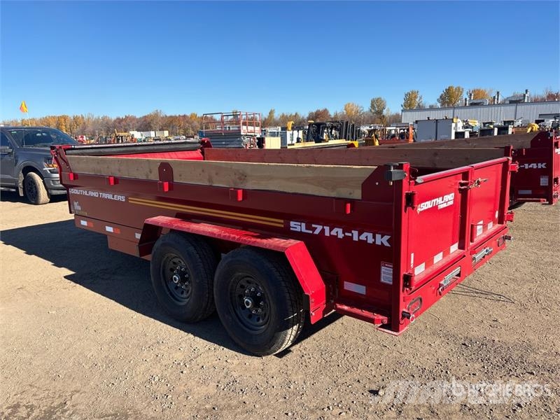Southland SL714-14K 14 ft T/A Dump Utility Trailer Remorque benne