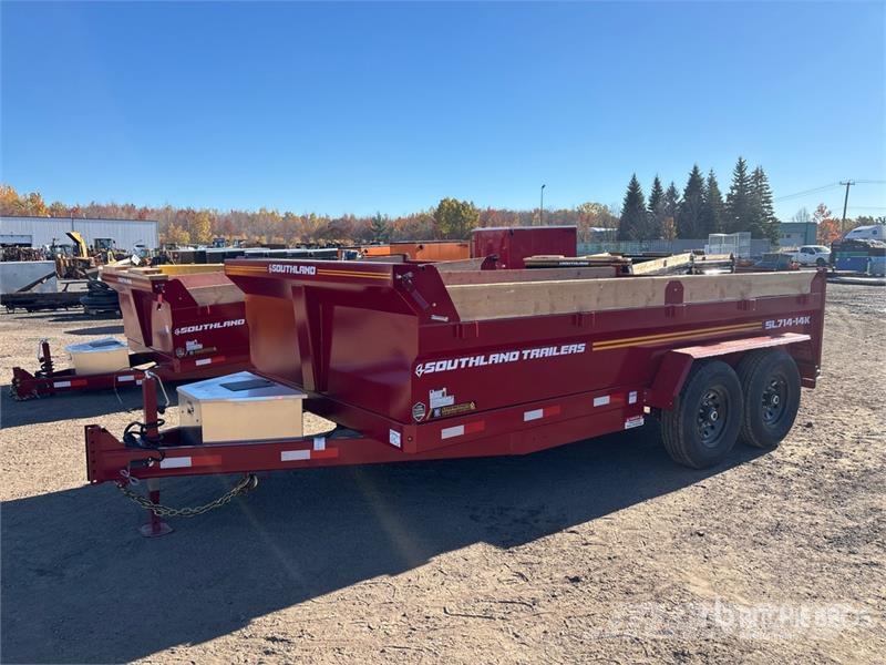 Southland SL714-14K 14 ft T/A Dump Utility Trailer Remorque benne
