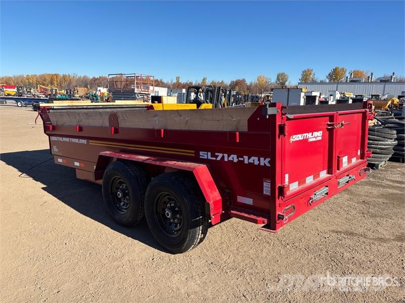 Southland SL714-14K 14 ft T/A Dump Utility Trailer Самоскиди