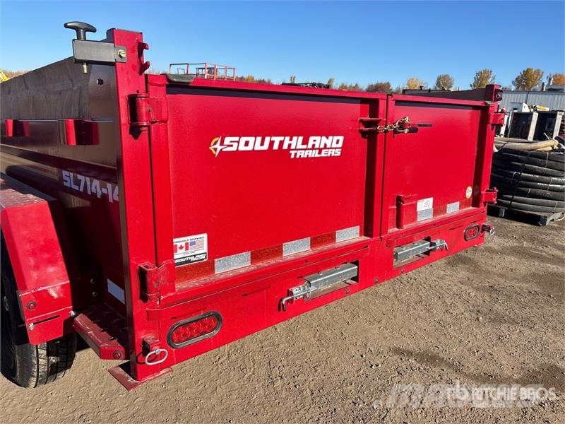 Southland SL714-14K 14 ft T/A Dump Utility Trailer Самоскиди