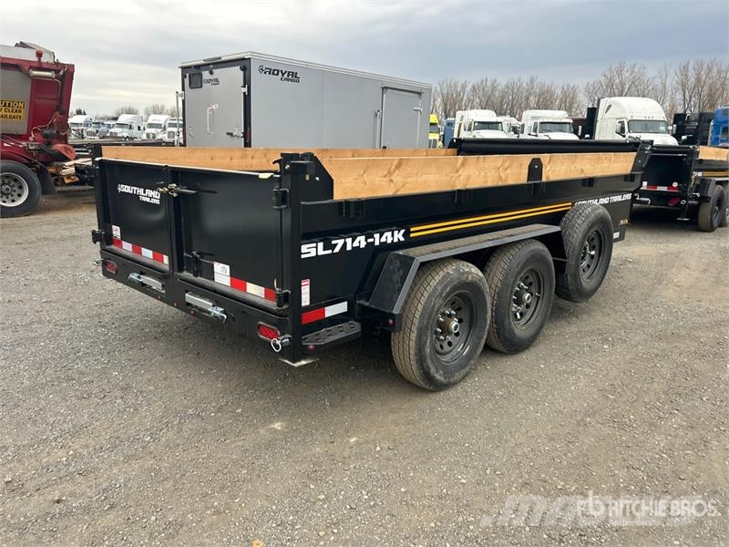 Southland SL714-14K 14 ft T/A Dump Utility Trailer Самоскиди