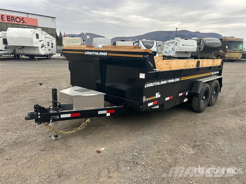 Southland SL714-14K 14 ft T/A Dump Utility Trailer Самоскиди