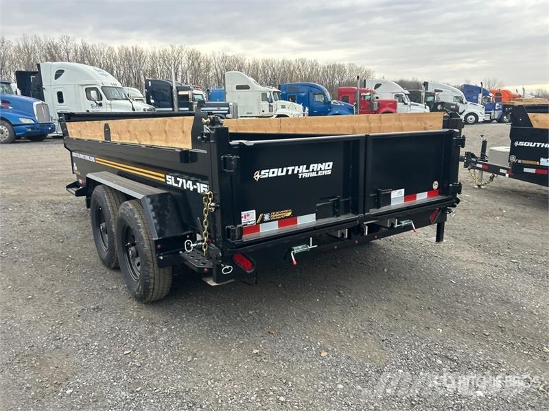  Southland SL714-16K 14 ft T/A Dump Utility Trailer Самоскиди