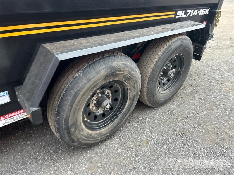  Southland SL714-16K 14 ft T/A Dump Utility Trailer Самоскиди