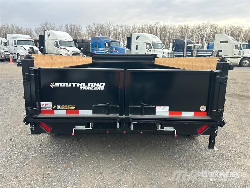  Southland SL714-16K 14 ft T/A Dump Utility Trailer Самоскиди