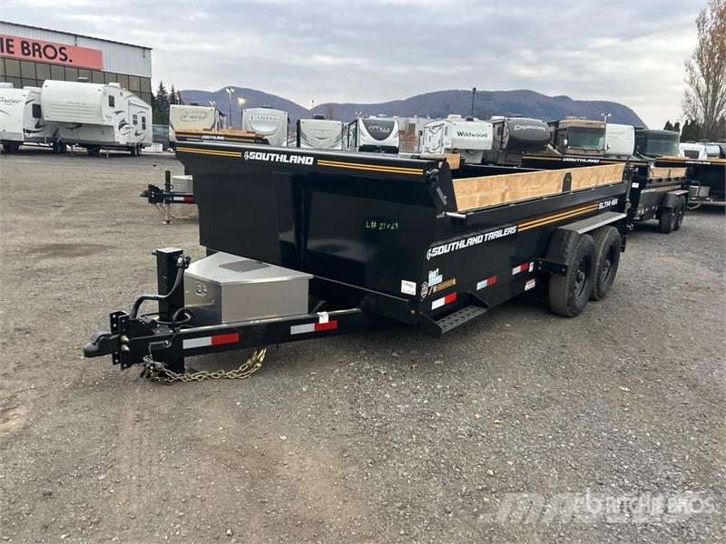  Southland SL714-16K 14 ft T/A Dump Utility Trailer Самоскиди