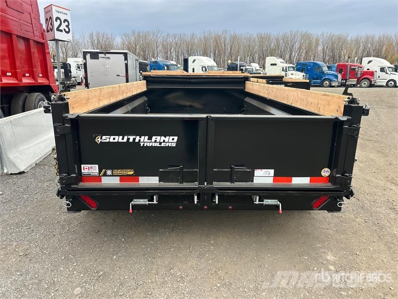  Southland SL714-16K 14 ft T/A Dump Utility Trailer Самоскиди