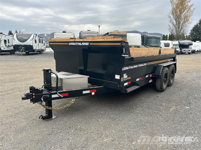  Southland SL714-16K 14 ft T/A Dump Utility Trailer Самоскиди