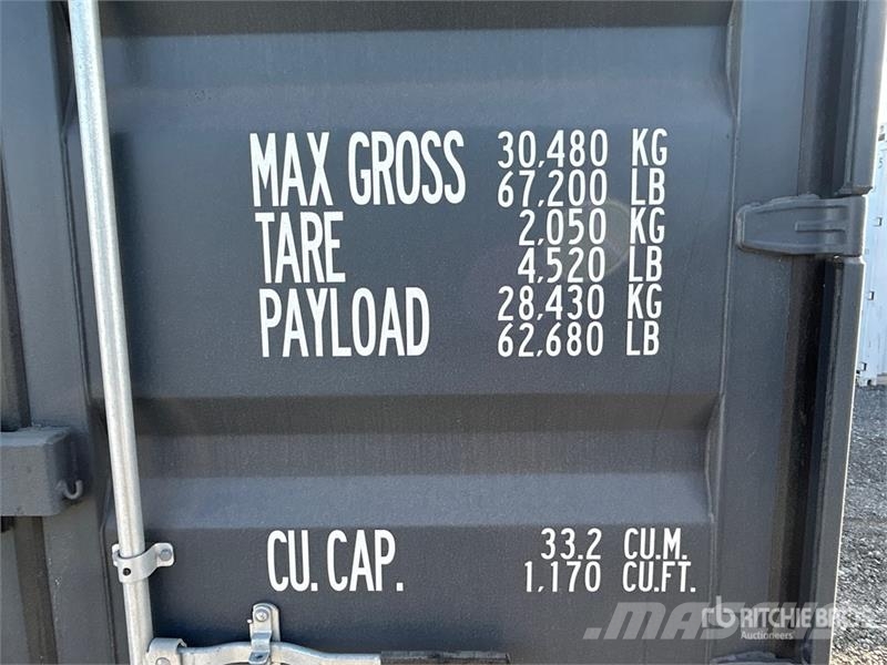 Standard 20GP Storage Container (Unused) Storage containers