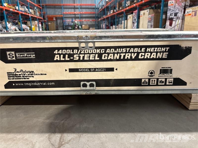 StanForge AGC21 4400-LB Adjustable Height All-Stee Overhead and gantry cranes
