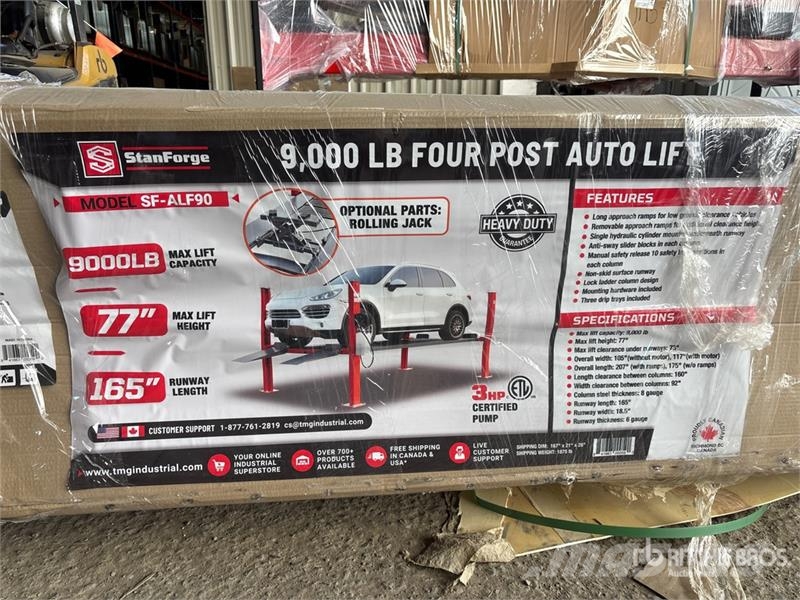 StanForge ALF90 Four Post Vehicle Lift (Unused) Construction - Others